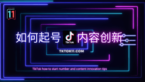 TikTok 如何起号和内容创新技巧-TikTok11