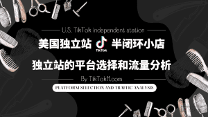 美国独立站半闭环小店教程之独立站的平台选择和流量分析-TikTok11